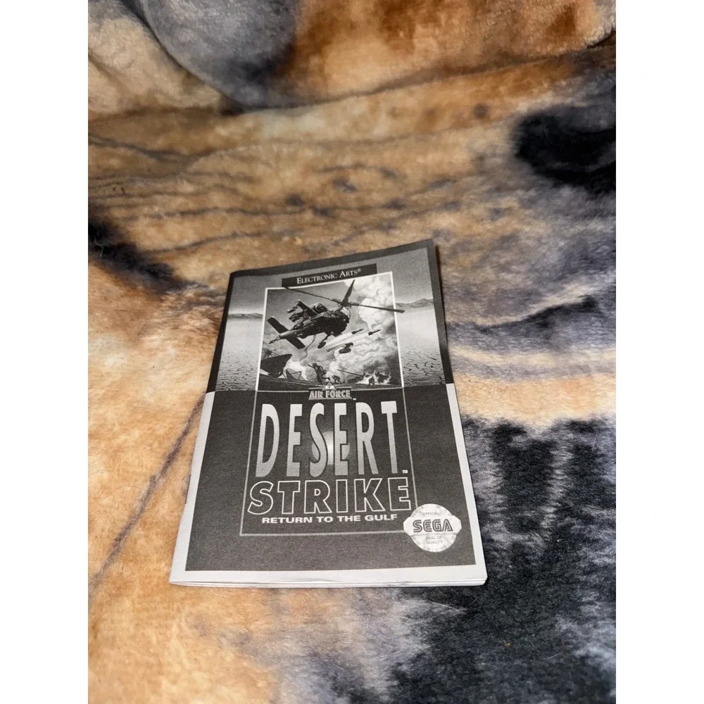 Desert Strike Return to the Gulf Sega Genesis Manual Only Electronic‎ Arts EA